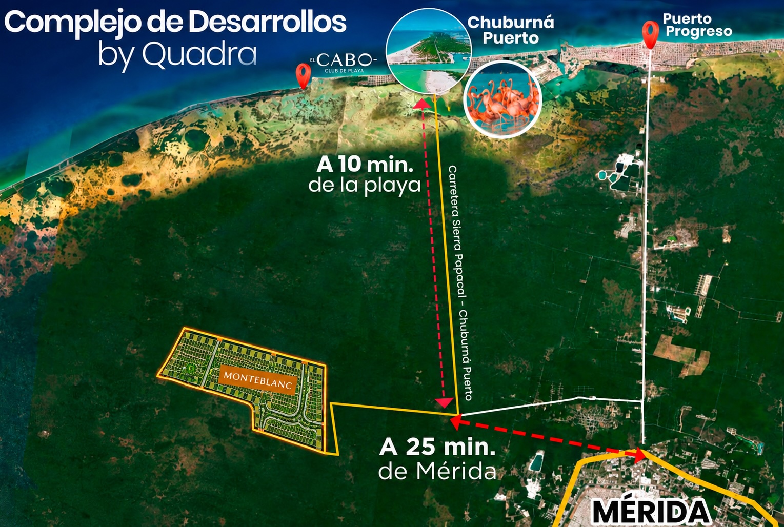 Mapa de ubicación de Monteblanc